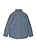 Lands' End 100% Cotton Blue Long Sleeve Button-Down Shirt Size M (kids) - photo 1