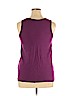 Simply Emma 100% Cotton Purple Tank Top Size 2X - photo 2