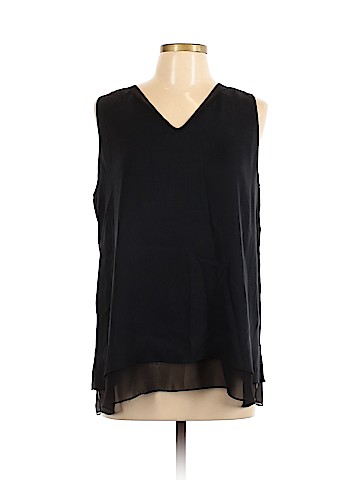Classiques Entier Sleeveless Silk Top (view 1)