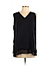 Classiques Entier Black Sleeveless Silk Top Size L - photo 1