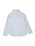 Lands' End 100% Cotton Blue Long Sleeve Button-Down Shirt Size M (kids) - photo 1