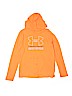 Under Armour 100% Polyester Orange Pullover Hoodie Size L (kids) - photo 1