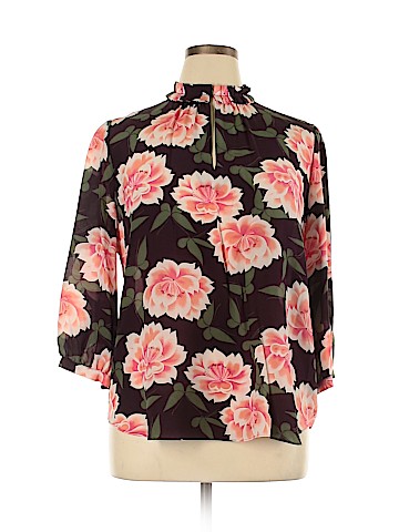 Ann Taylor 3/4 Sleeve Silk Top (view 1)