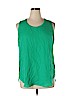 Mossimo 100% Polyester Green Sleeveless Blouse Size XL - photo 1