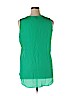 Mossimo 100% Polyester Green Sleeveless Blouse Size XL - photo 2