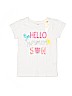 Gymboree 100% Cotton White Short Sleeve T-Shirt Size 4T - photo 1