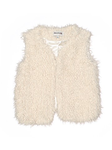 CoffeeShop Kids Faux Fur Vest (view 1)