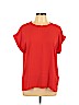 Reiss 100% Polyester Red Short Sleeve Blouse Size 10 - photo 1