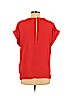 Reiss 100% Polyester Red Short Sleeve Blouse Size 10 - photo 2