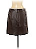 BCBGMAXAZRIA 100% Leather Brown Leather Skirt Size 6 - photo 2