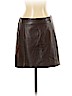 BCBGMAXAZRIA 100% Leather Brown Leather Skirt Size 6 - photo 1
