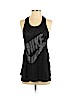 Nike 100% Polyester Black Active Tank Size S - photo 1