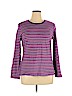 Basic Editions 100% Cotton Purple Long Sleeve T-Shirt Size XL - photo 1