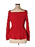 Meaneor 100% Polyester Red Long Sleeve Blouse Size XL - photo 2