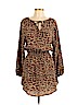 Amour Vert 100% Silk Tan Casual Dress Size L - photo 1