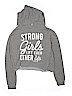 Justice Gray Pullover Hoodie Size 14 - 16 - photo 1