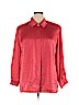 Givenchy En Plus Red Long Sleeve Blouse Size 16W - photo 1