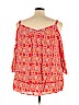 New Directions Red Short Sleeve Blouse Size 3X - photo 2