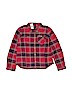 Gap Kids 100% Cotton Checkered-gingham Red Long Sleeve Button-Down Shirt Size 10 - photo 1