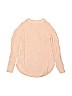 Tahari Solid Pink Pullover Sweater Size 10 - 12 - photo 2