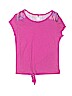 Justice Purple Short Sleeve Top Size 10 - photo 1
