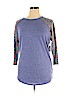 Lularoe Blue 3/4 Sleeve Top Size XL - photo 1