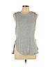 Poof! Gray Sleeveless Top Size L - photo 1