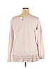 Ann Taylor LOFT 100% Cotton Pink Pullover Sweater Size XL - photo 2
