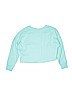 Justice 100% Cotton Green Pullover Sweater Size 10 - photo 2