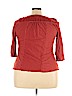 Lucky Brand 100% Cotton Orange 3/4 Sleeve Top Size 2X - photo 2