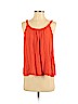 Mossimo Supply Co. 100% Rayon Orange Sleeveless Blouse Size S - photo 1
