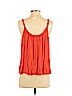 Mossimo Supply Co. 100% Rayon Orange Sleeveless Blouse Size S - photo 2