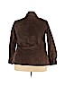 Alfani 100% Leather Brown Leather Jacket Size 2X - photo 2