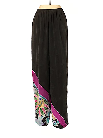 Citron Silk Pants (view 2)