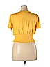 Forever 21 Yellow Short Sleeve Top Size 0X - photo 2