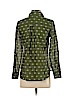 J.Crew 100% Polyester Green Long Sleeve Blouse Size 4 (petite) - photo 2