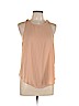 Forever 21 100% Polyester Tan Sleeveless Blouse Size L - photo 1
