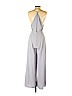 Lush 100% Polyester Gray Jumpsuit Size XS - photo 2