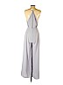 Lush 100% Polyester Gray Jumpsuit Size S - photo 2