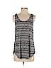 H&M 100% Polyester Black Sleeveless Blouse Size S - photo 1