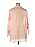 Express 100% Lyocell Pink Long Sleeve Blouse Size XL - photo 2