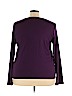 Merona 100% Cotton Purple Long Sleeve T-Shirt Size 4X - photo 2