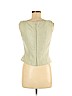 Carmen Marc Valvo Green Sleeveless Blouse Size 6 - photo 2