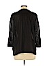 H&M 100% Viscose Black Long Sleeve Henley Size M - photo 2