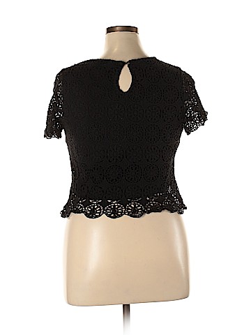 Bar III Short Sleeve Blouse (view 2)