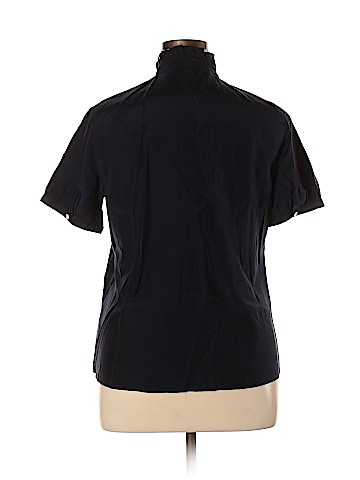 Lands' End Short Sleeve Silk Top (view 2)