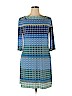 Donna Morgan Blue Casual Dress Size 14 - photo 1