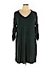 Ann Taylor LOFT Green Casual Dress Size XL - photo 1