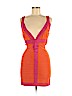 Herve Leger Orange Billie Casual Dress Size M - photo 1