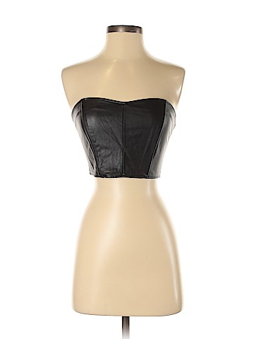 Forever 21 Faux Leather Top (view 1)